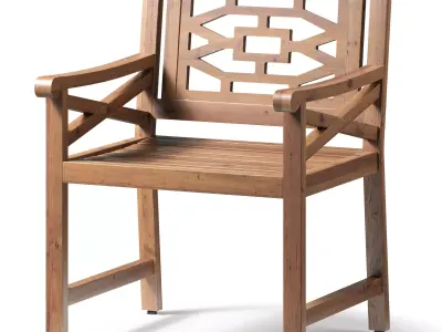 OVE Malay 3 Piece Bistro Chair 3D model