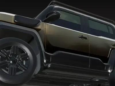 Toyota Land Cruiser FJ Inspired Compact SUV 3D print model