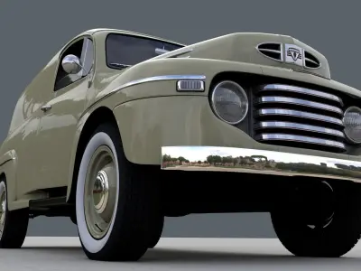 M47 SERIES PANEL VAN 1949 3D model