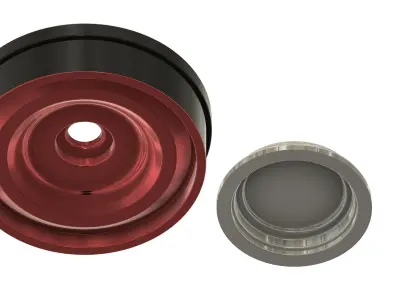 3d Printable wheel for classic cars with wheel cap 3D print model