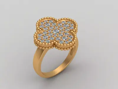 VC Alhambra Magic Ring 3D Printable Brand 3D print model