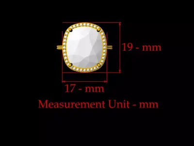 Unique Women Ring - 0039 3D print model