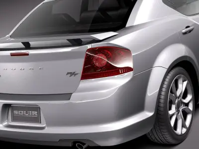 Dodge Avenger RT 2012 3D model