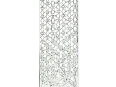 Brushed Metal Panel 3D model