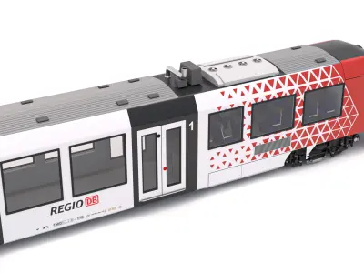 DB Regio Sudwest Alstom Coradia LINT 54 Train 3D model