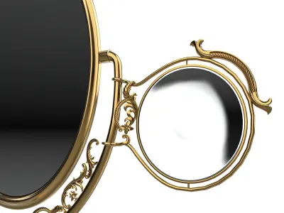 Antique Mirror 3D model buy