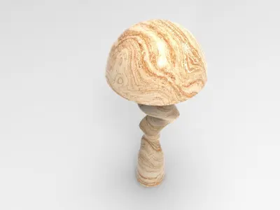 Uwer Floor Lamp Low-poly 3D model