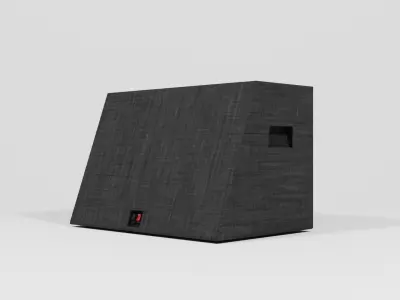 Box - Woofer - Tweeter - Cornet - Blender 3D Free 3D model