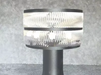 Stand diamond lampshade 3D model