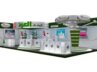 Booth Exhibition Stand a365 3D model