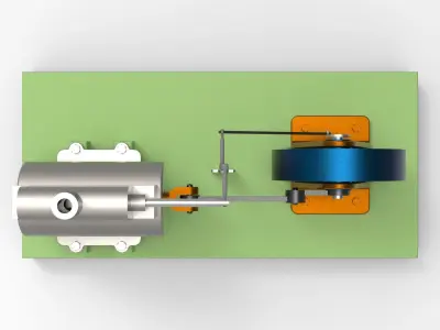 STEAM ENGINE 3D print model