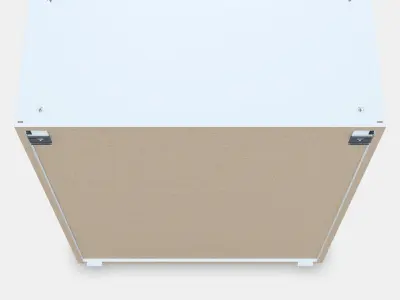 METOD Wall cabinet frame 12 Low-poly 3D model