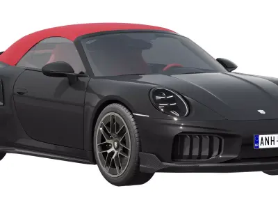 Porsche 911 Turbo S Cabriolet 2026 3D model