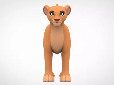 Zuri Lioness 3D model