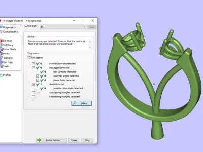 Gold N1500 3D print model