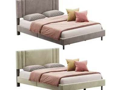 Queen Bed Frame 3D model