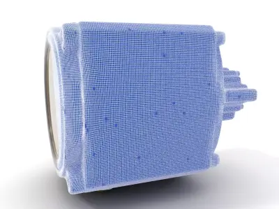 Radiation Sensor Model Pack with Adjustable Features Low-poly 3D model