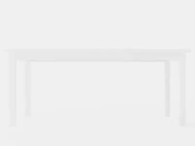 Jasmine Extensionable Dining Table 180 Cm Low-poly 3D model