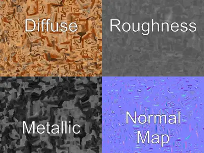 Miniature Hieroglyphic Obelisk Sculpture model pack Low-poly 3D model