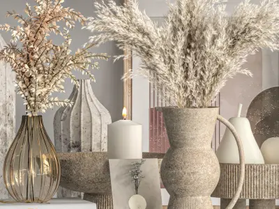 Decorative set 41 3D model