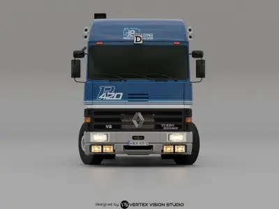 RENAULT R420 6X4 V8 Turbo Intercooler 3D model