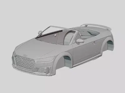Audi TTS Roadster 2020 Printable Body  3D print model