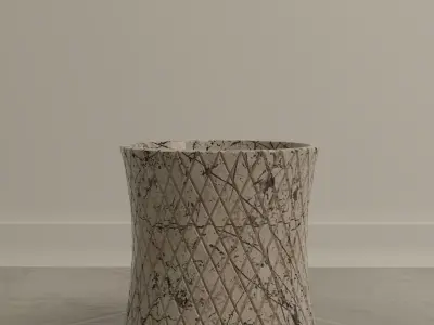 Marble Vase Set 3D Model Collection