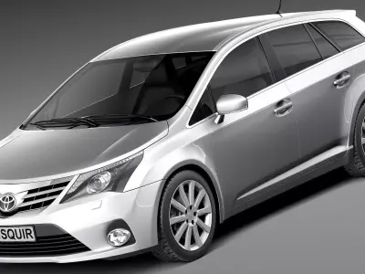 Toyota Avensis Estate 2013 3D model