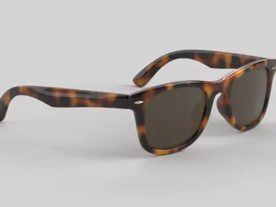 Wilder Eyewear Glasses Low-poly 3D model