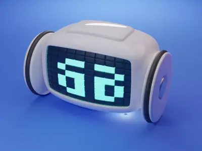 Mini robot Free 3D model