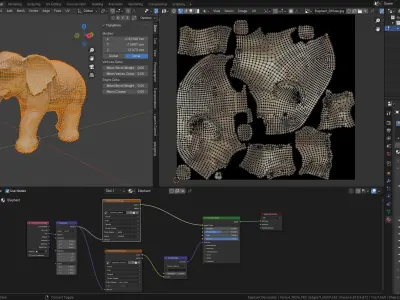 Elephant Decoration 3D model
