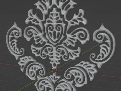 Ornament ornate design 3D model