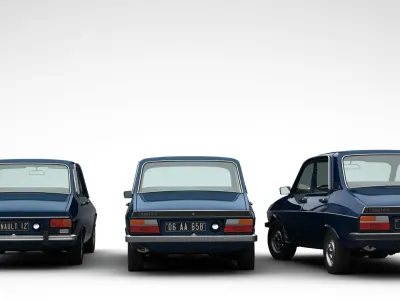 Renault 12 TL - TS - TX Pack 3D model
