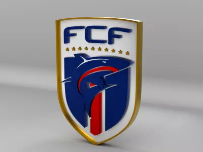 Cabo Verde National Soccer Team Logo 3D model