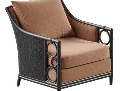 McGuire Lounge Chair MCA81 3D model