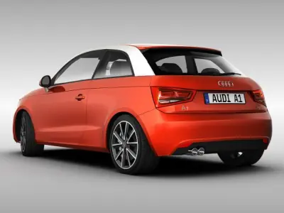 Audi A1 2012 3D model