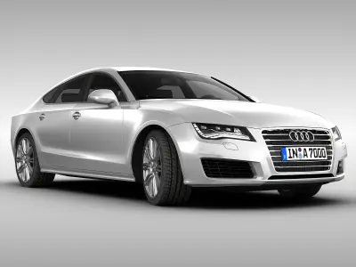 Audi A7 Sportback 2012 3D model