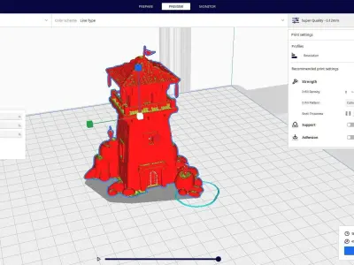 medieval monument  3D print model