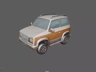 TOON Car 09 3D model