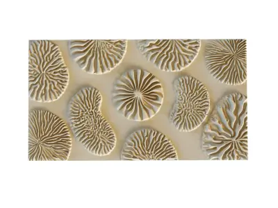 mural decor set wall panel 14 3D model