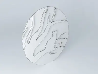 wood cat cutout recorte de madeira gato ar arte wall art Free 3D model