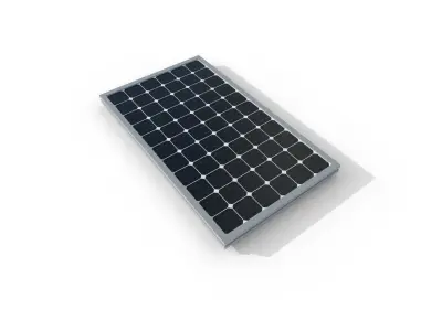 Solar Panel M01 Low-poly 3D model