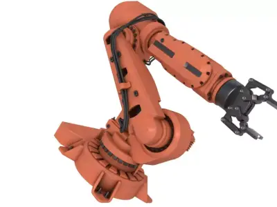 Industrial Robot Arm collection 3D model