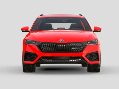 Skoda Octavia RS Combi 2021 3D model