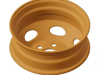 Plastic Truck Rim Toy 3D model