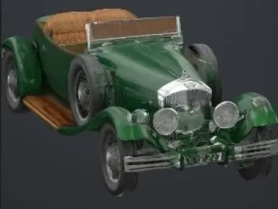 High Quality 3D Model Of Bentley 1903 Classic Vintage Car  3D print model