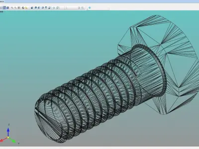 Bolt M6x15 for 3DPrint 3D print model
