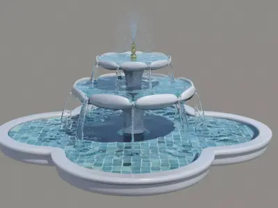 Water Fountain 3D model