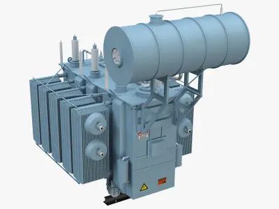 Electrical Power Transformer 3D model