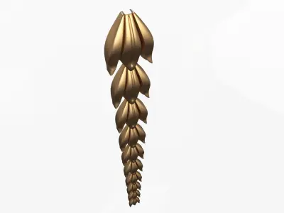 Vertical Onlay Low-poly 3D model